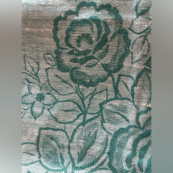 Rare Vintage but new not used European pure linen table cloth square Decor lux - Picture 6 of 15